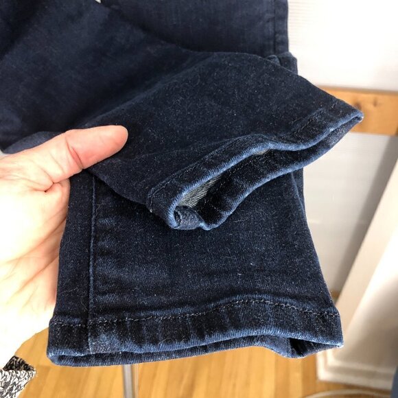Sandwich_ Slim Fit Tregging‎ Denim Jean Skinny High Rise Jegging Dark Blue Sz 38 - Picture 7 of 15